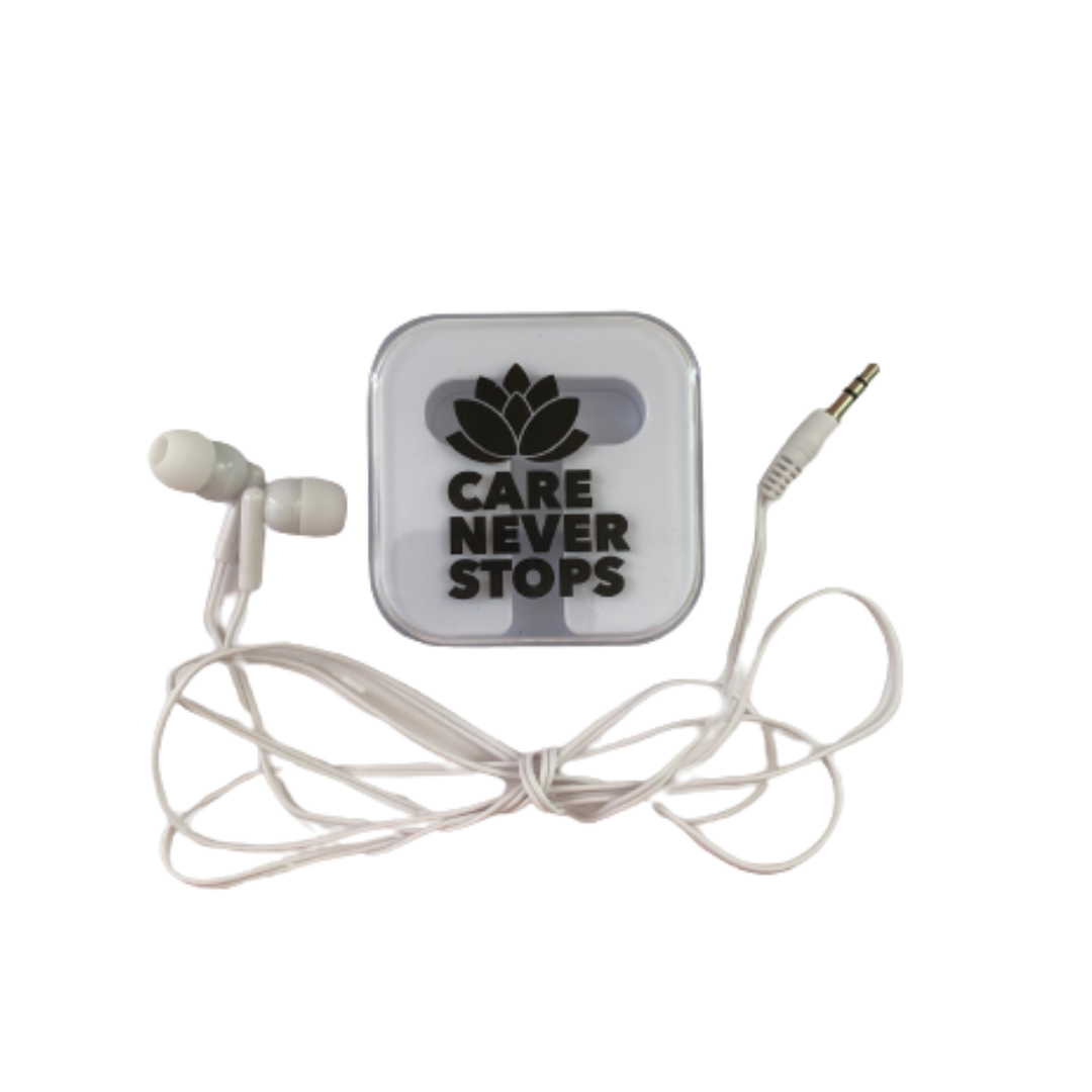 Care Never Stops Earbuds