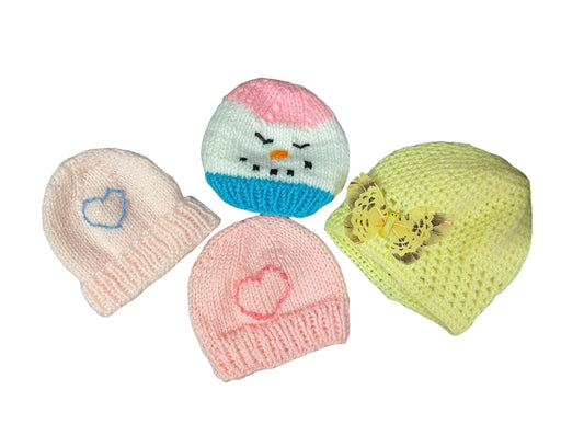 Knit Hats for Newborns and Children