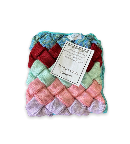 Project Linus Knit Blankets Box for Children's Programs